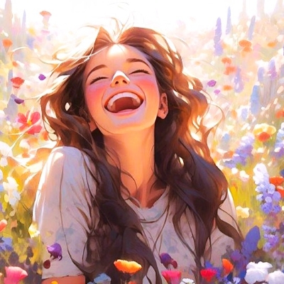 femme riant qui pratique la pensée positive